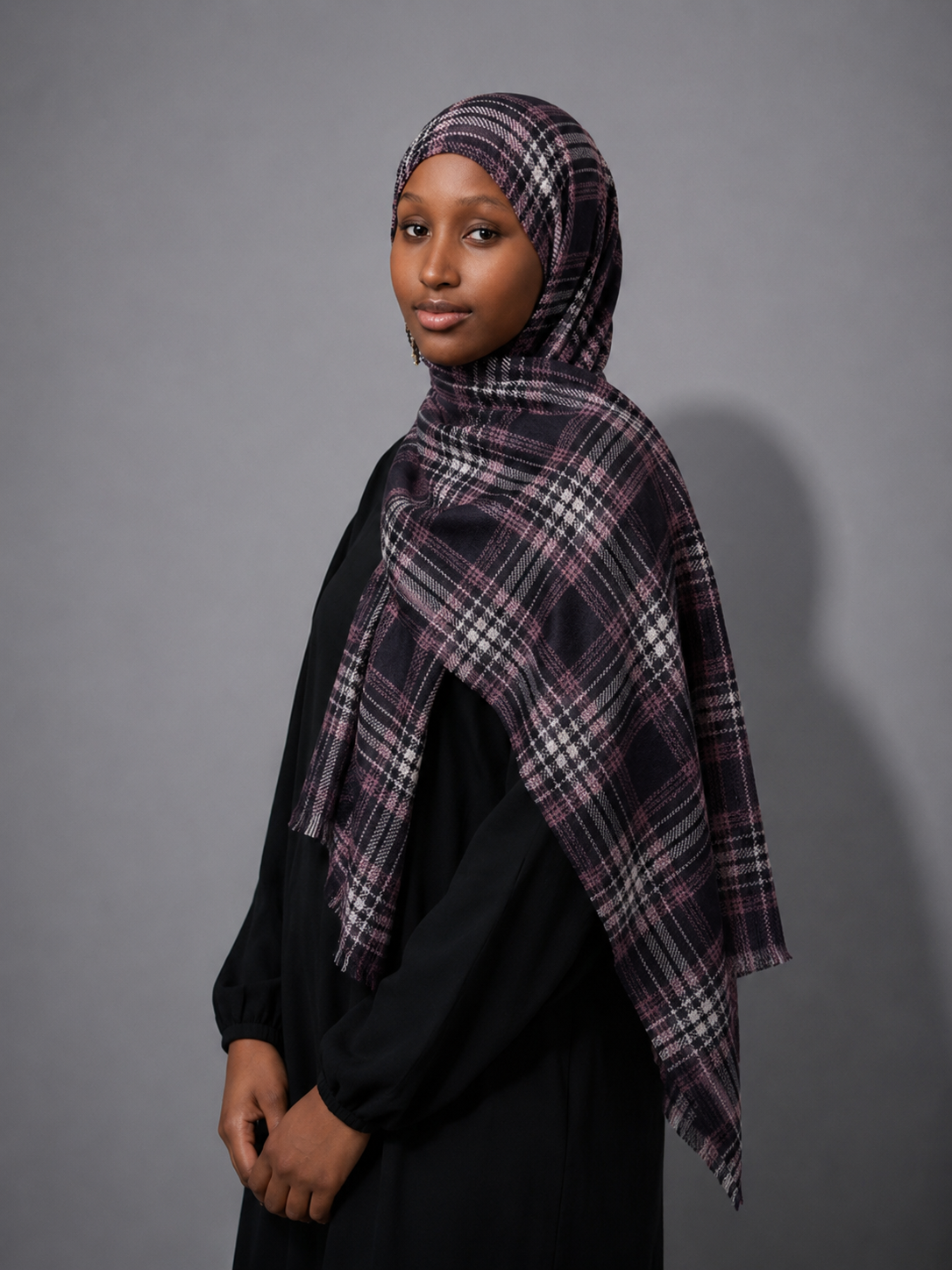 Grid Print Scarfs