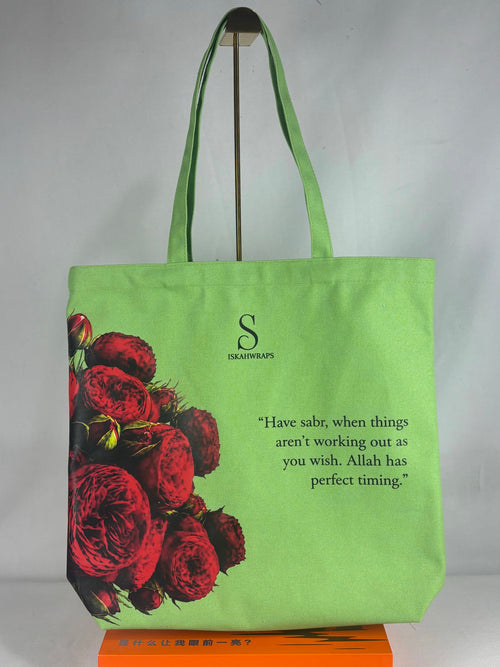 Faith & Florals Tote Bags